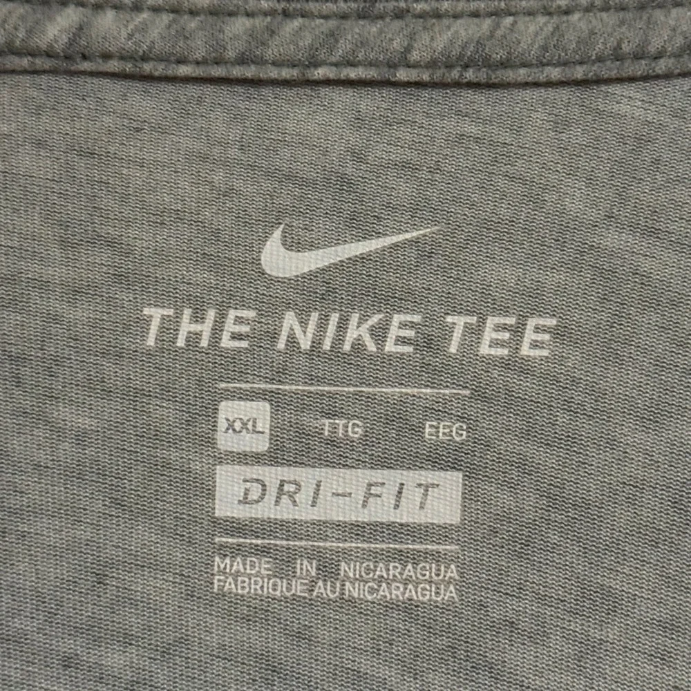 Nike Dri-FIT US Navy Long Sleeve‎ Shirt Gray Yellow XXL